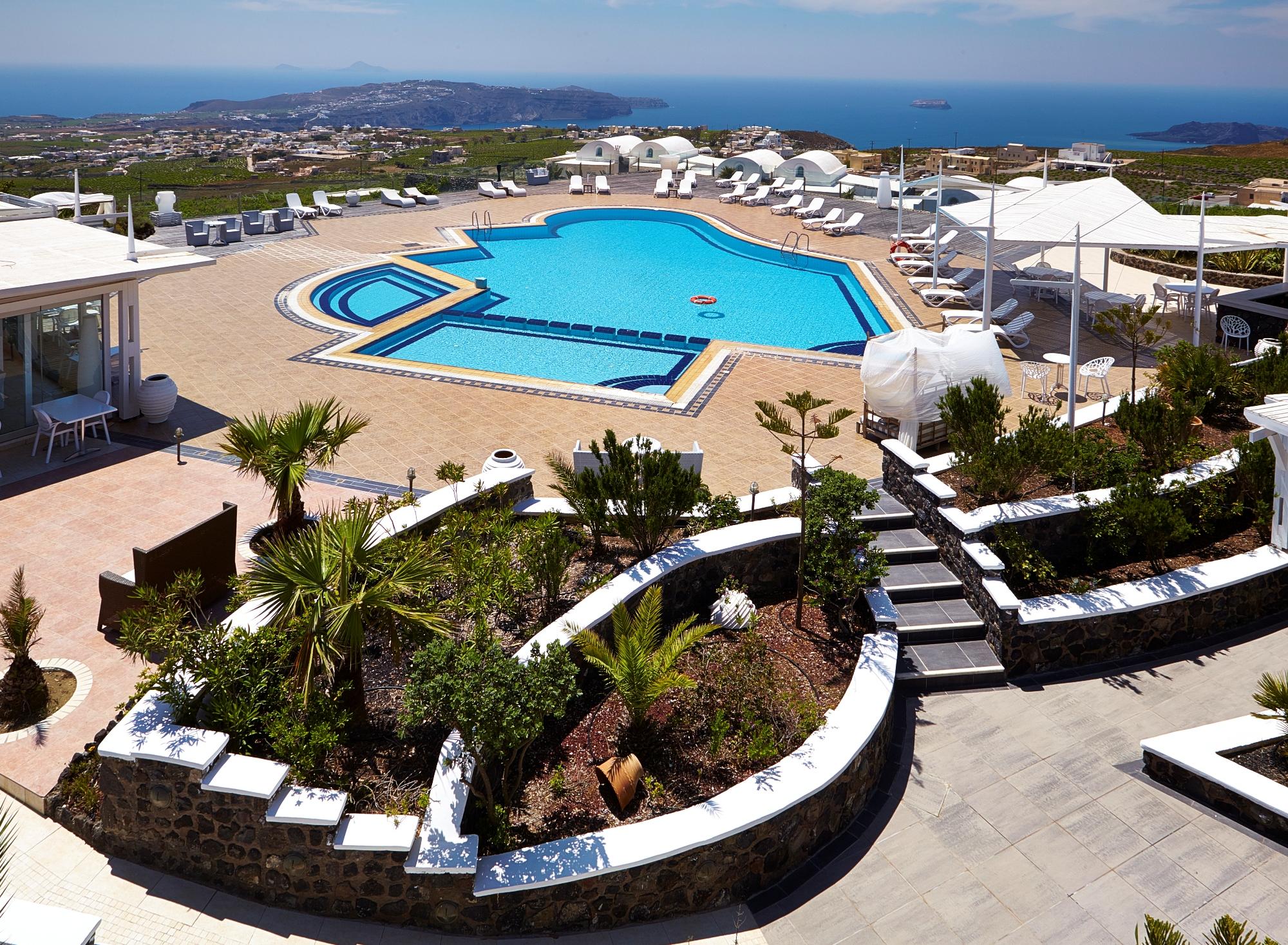 Orizontes Hotel Santorini Pýrgos Exterior foto